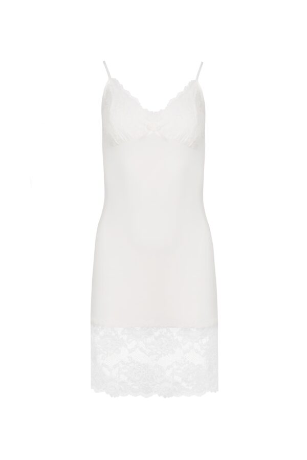 Vanilla babydoll leveä pitsihelma