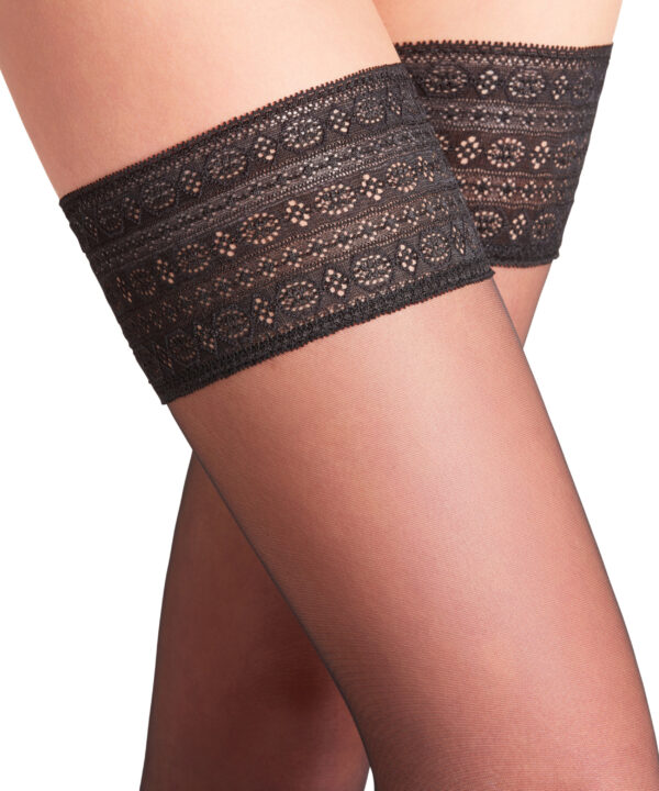 Falke Seidenglatt 15den stay-up
