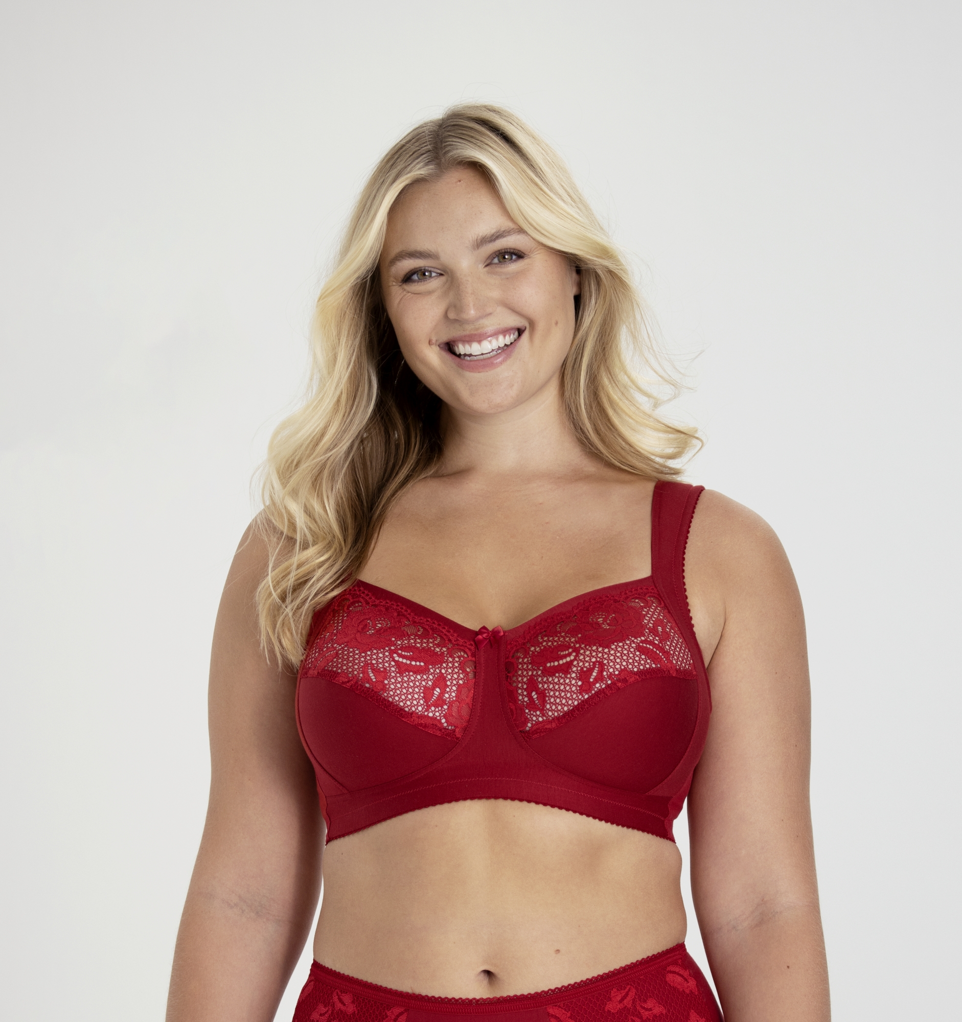 Miss Mary Lovely Lace kaaritueton liivi Punainen