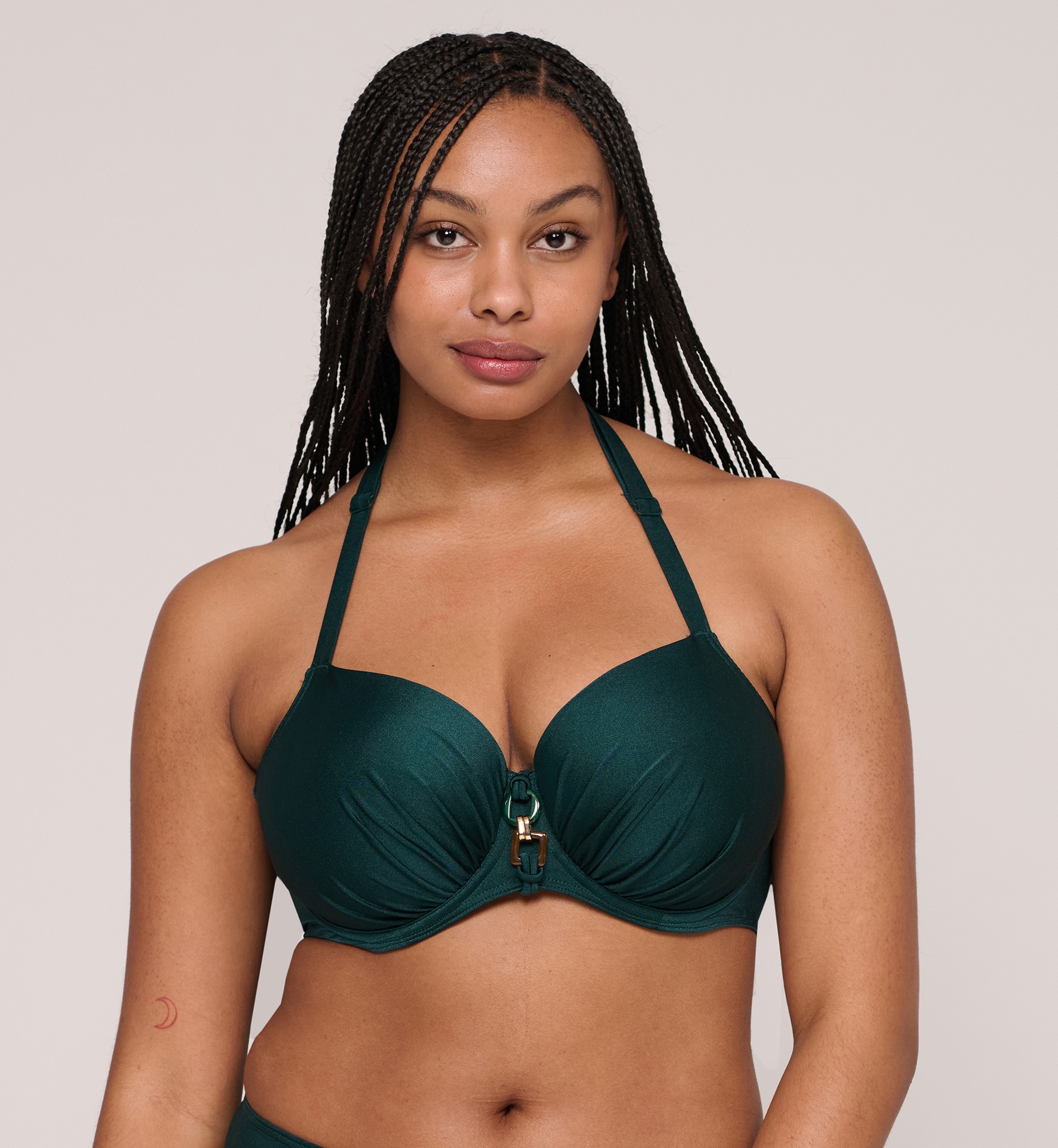 PrimaDonna Swim Mangalore topattu balconette bikini Jewel green
