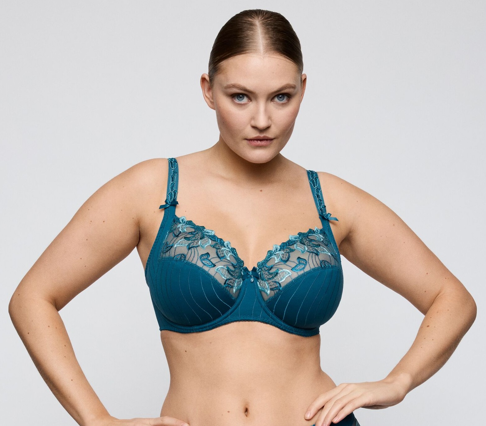 PrimaDonna Deauville kokokuppinen kolmen palan liivi Peacock
