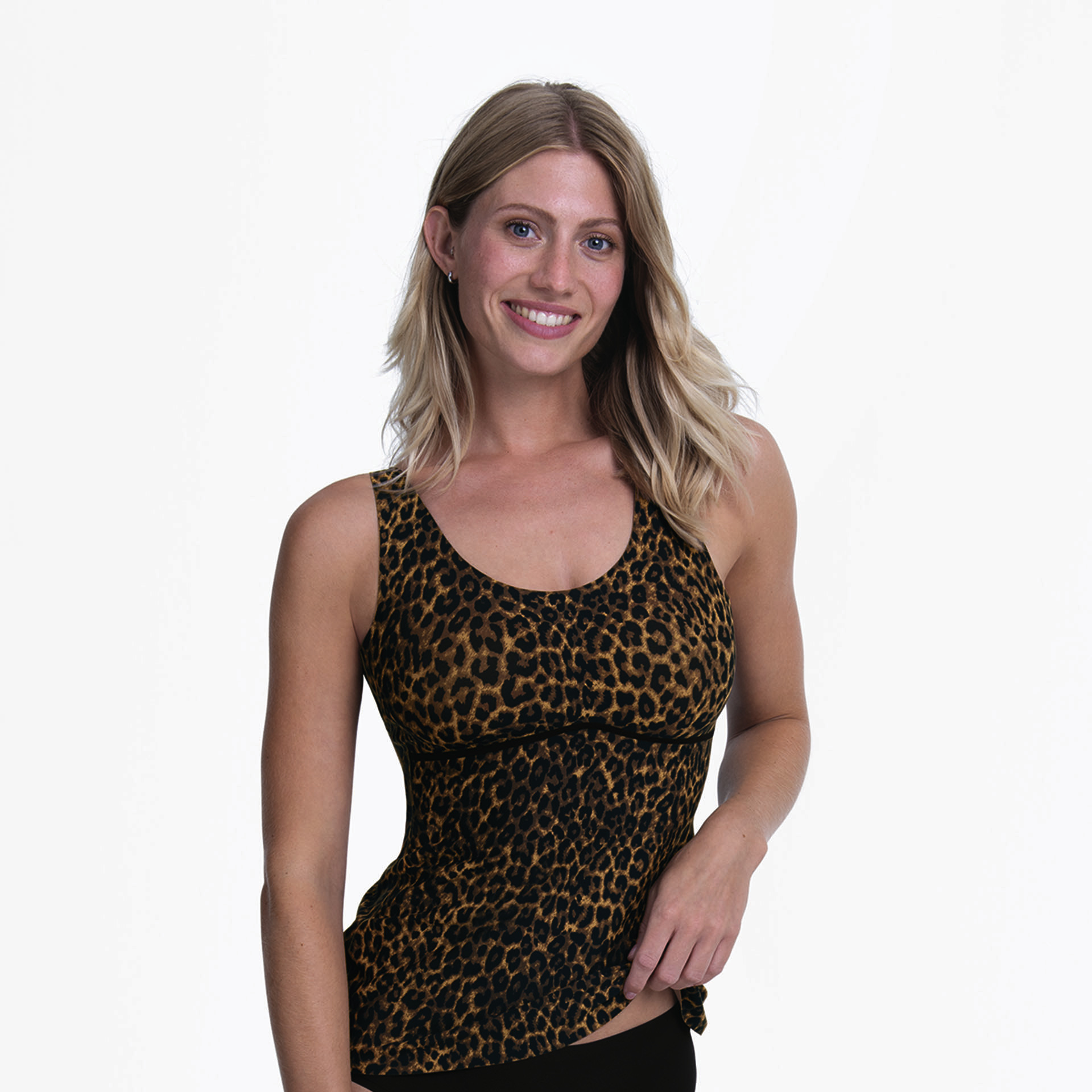 Anita Essential Art muotoileva paita kupeilla Gold cat